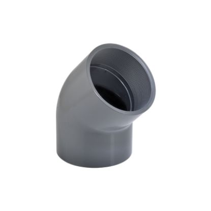 Picture of UH-PVC 45º ONE SIDE FEMALE THREADED ELBOW