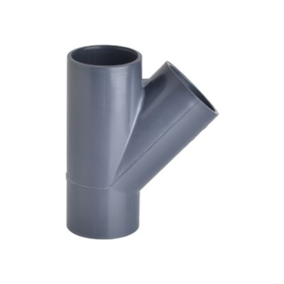 Picture of UH-PVC 45º  SOLVENT SINGLE BRANCH TEE