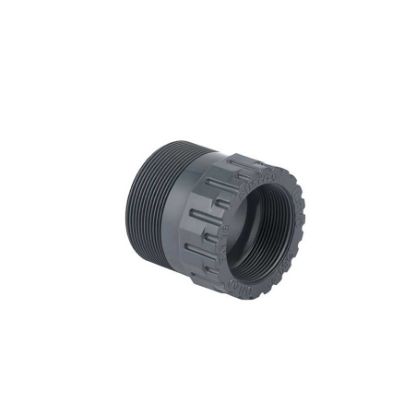 Picture of UH-PVC ONE SIDE FEMALE OTHER SIDE MALE THREADED ADAPTOR