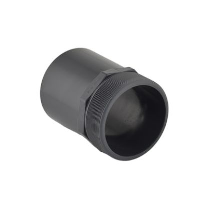 Picture of UH-PVC MALE THREADED ADAPTOR (LONG TYPE)